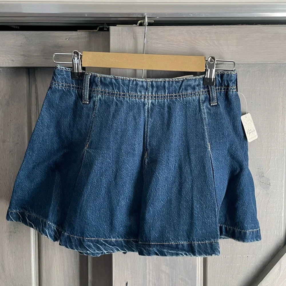 Free People We The Free Madison Ave Denim Mini Skirt NWT‎ $78